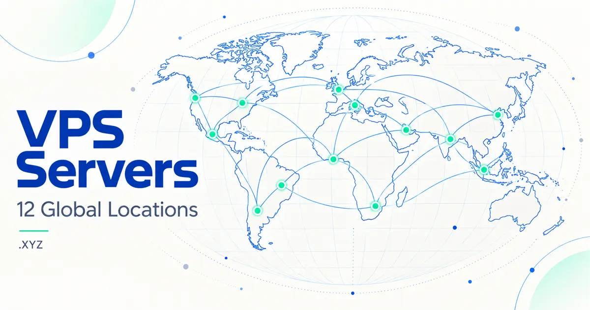 VPS Servers.XYZ global VPS locations